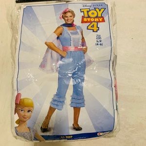 Womens new bo peep toy story costume small